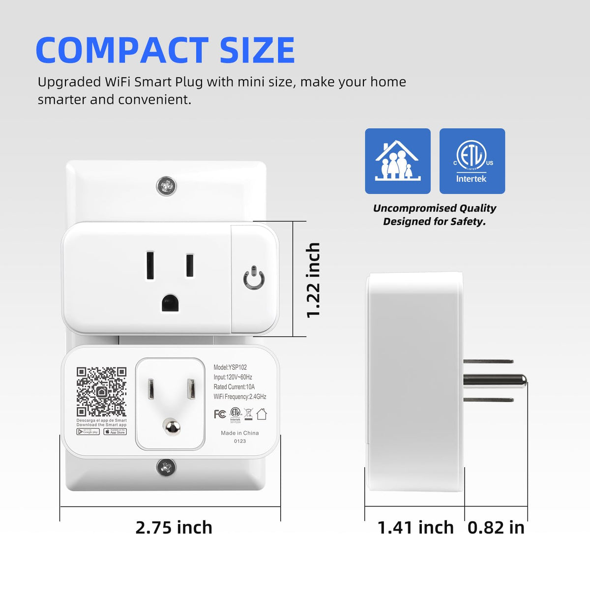 4pcs Smart Plug Mini Bundle with 8pcs 4Color Night Light - junlit Official Imagery - 7