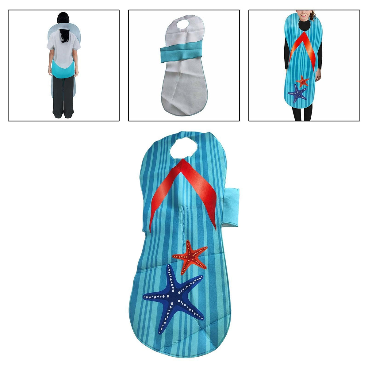 2x Flip Flop Costume Adorable Portable Party Prop Suit for - APLVFFZH Official Imagery - 4