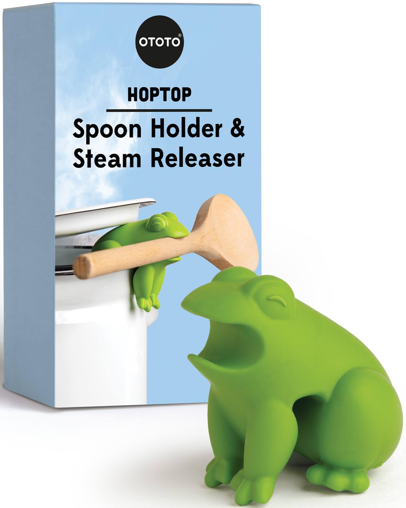 OTOTO 2 in 1 Silicone Spoon Rest & Steam Releaser - Large Spoon Holder - View 8