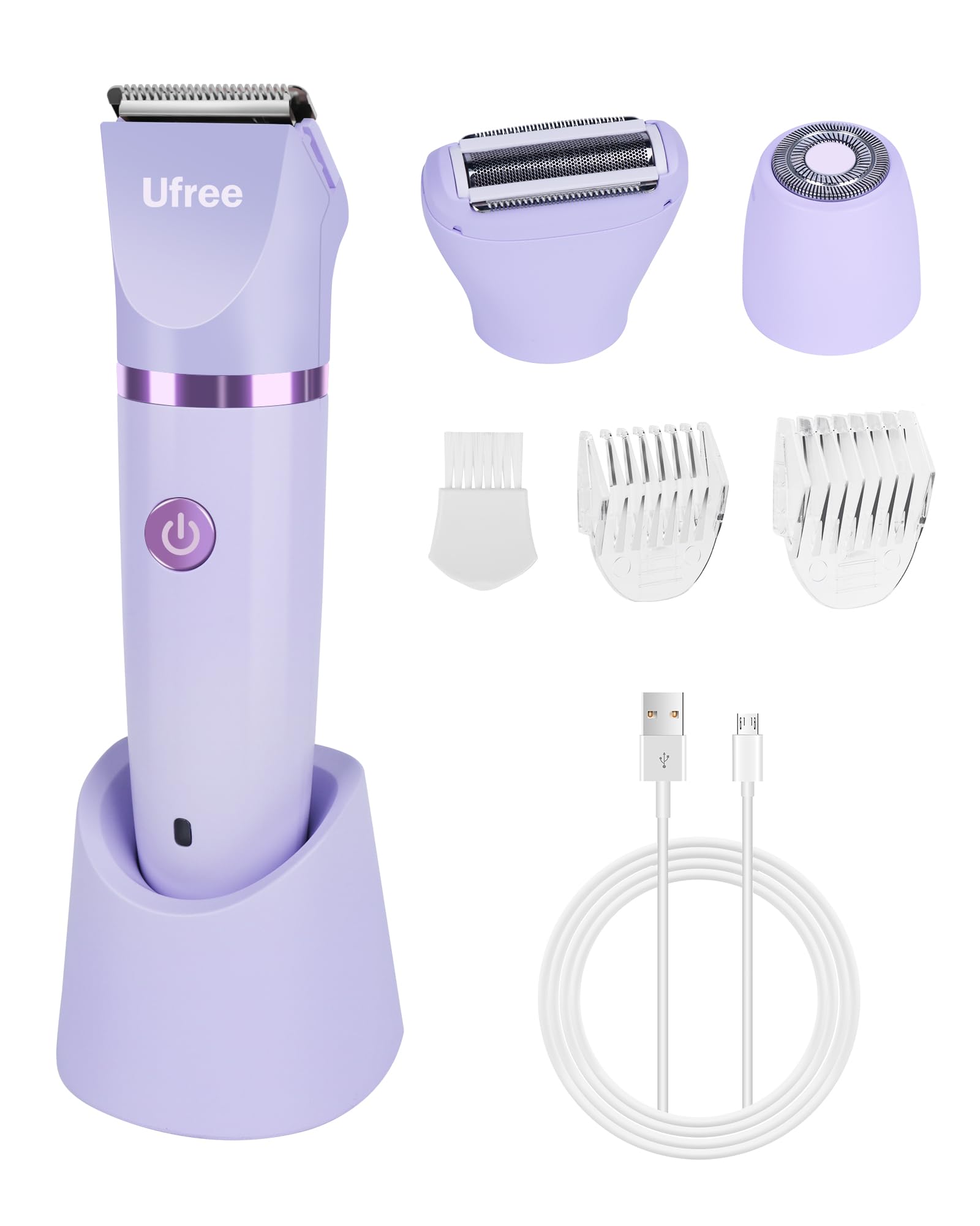 Ufree 3-in-1 Bikini Trimmer Electric Razors for Women, Gifts for - Product Imagery