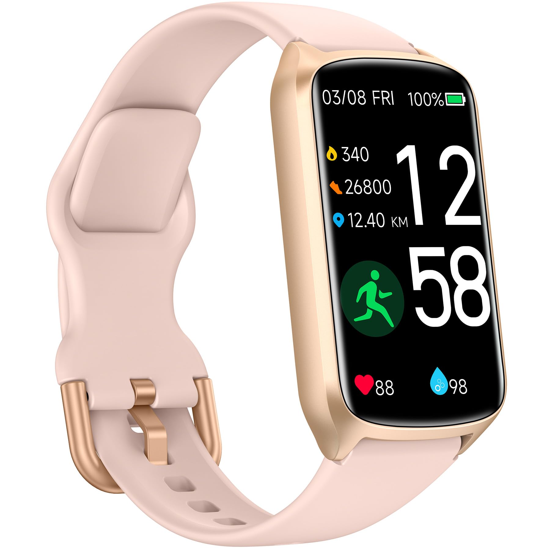Amzhero Health Fitness Tracker with 24/7 Heart Rate, Blood Oxygen, Blo - View 9