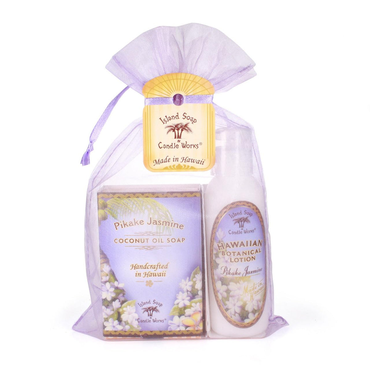 Island Soap Candle Works Soap and Lotion Organza Set Mango - Island Soap & Candle Works Official Imagery - 6