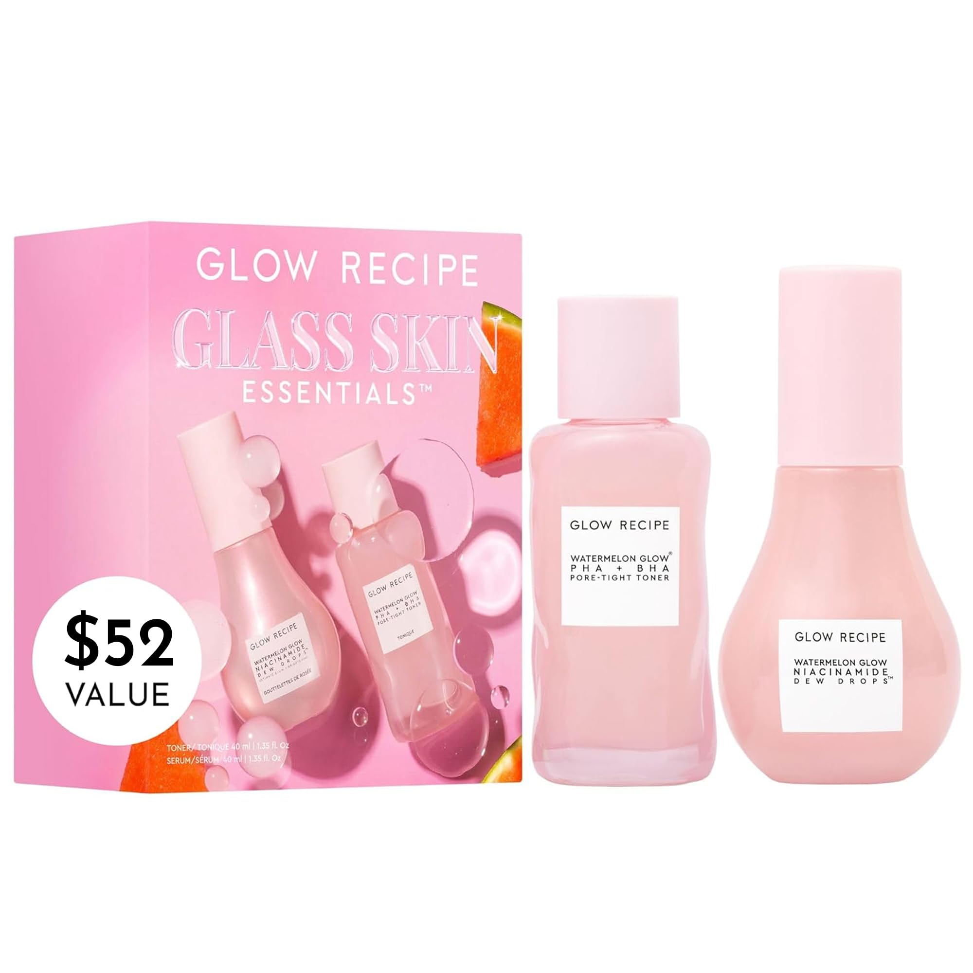 Glow Recipe Glass Skin Essential Korean Skincare Kit - Glow Recipe