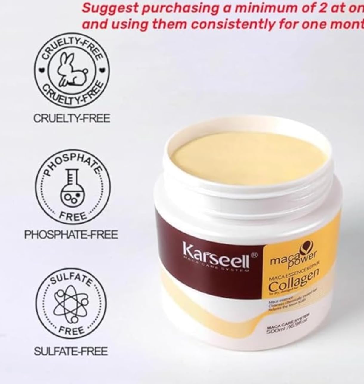 Deep Repair Conditioning Argan Oil Collagen Hair Mask - TOLO Deals Official Imagery - 5
