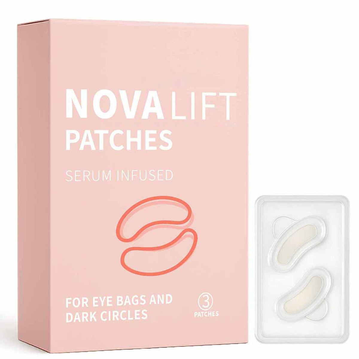 Eye Patches Under Eye Smile Line Patches - NOVALIFT Official Product Imagery - 2