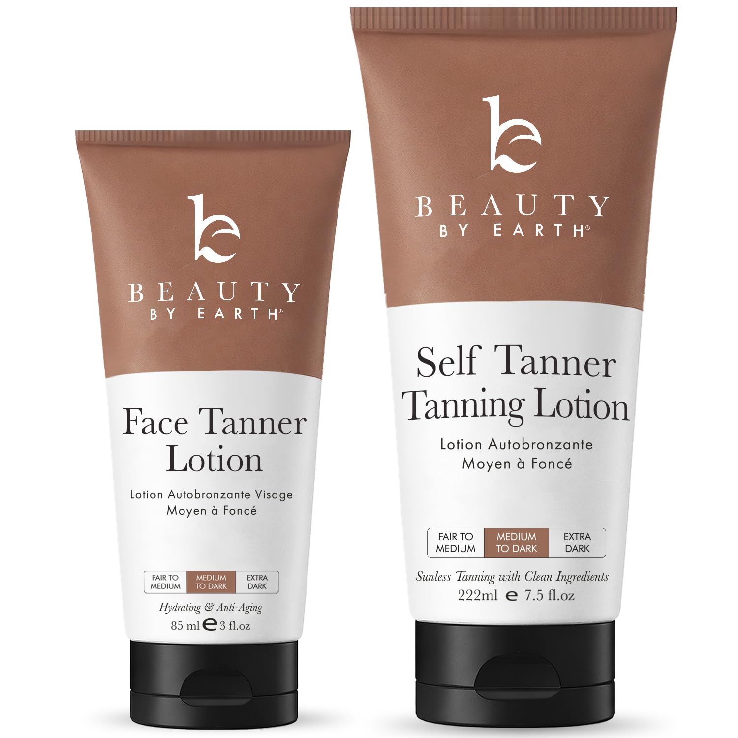 Self Tanner Face & Body - With Organic Aloe Vera & Shea Butter - Beauty by Earth Official Product View 10
