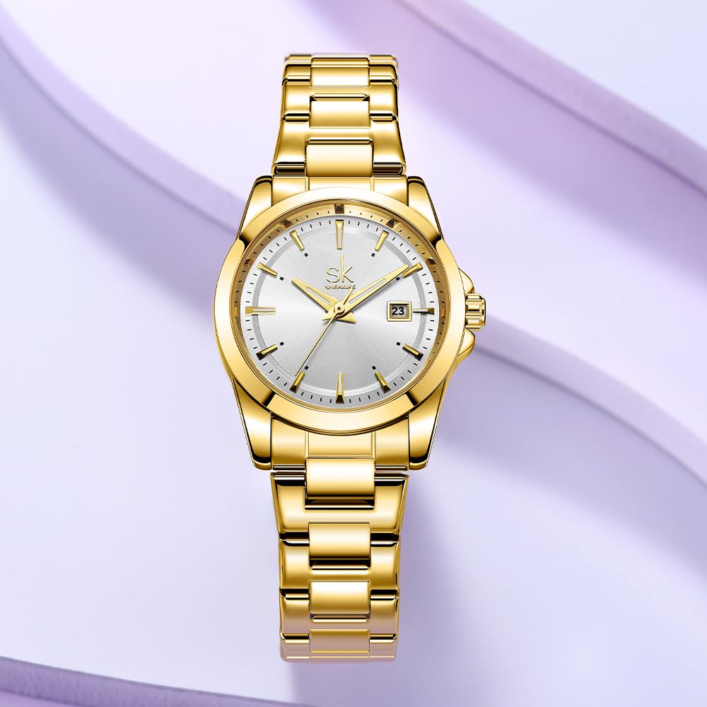 SHENGKE Minimalist Fashionable Color Dial Watches for Women - SHENGKE Official Imagery - 8