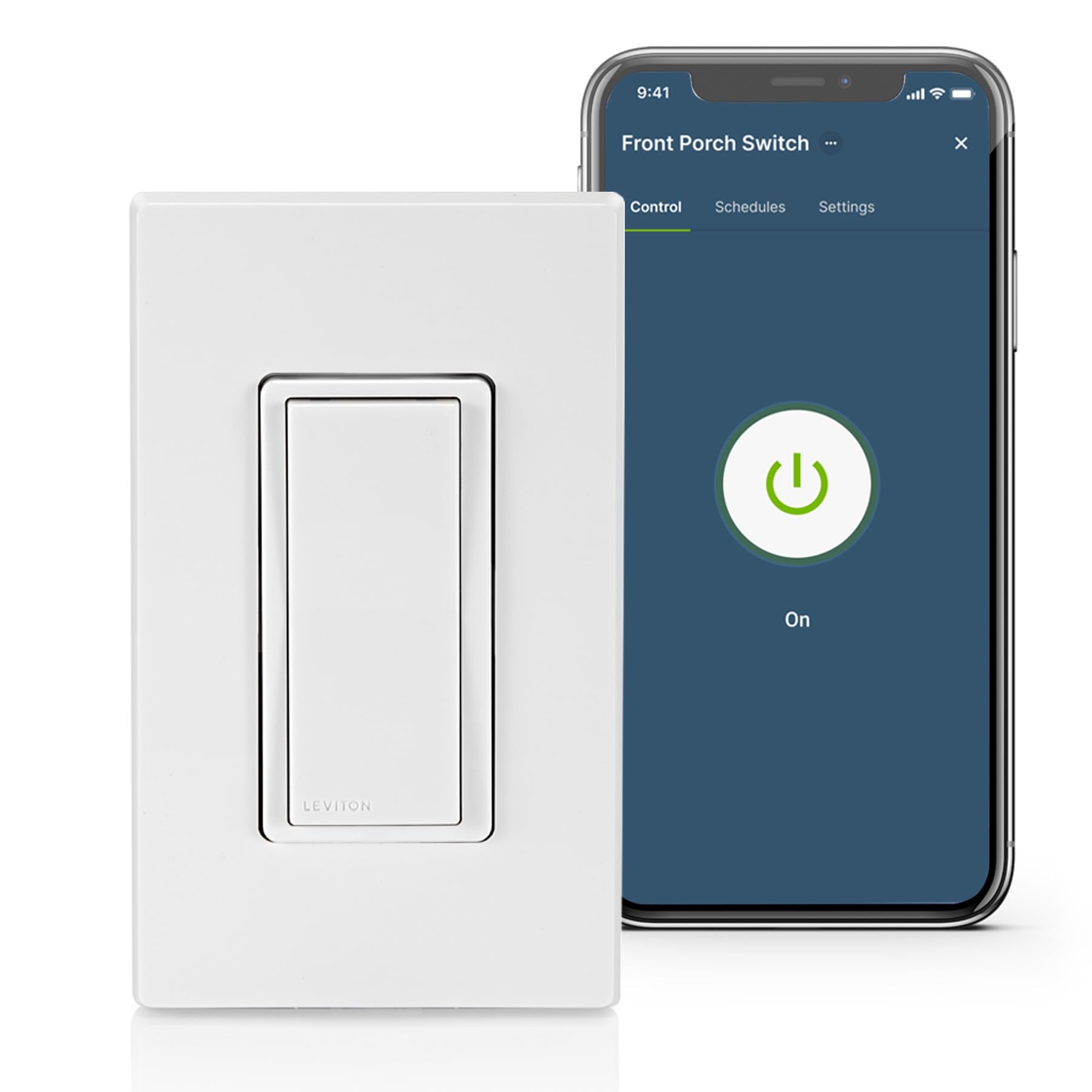 Leviton Decora Smart Switch, Wi-Fi, Works with Matter, Alexa, Google Assistant, - Leviton Official Product View 3