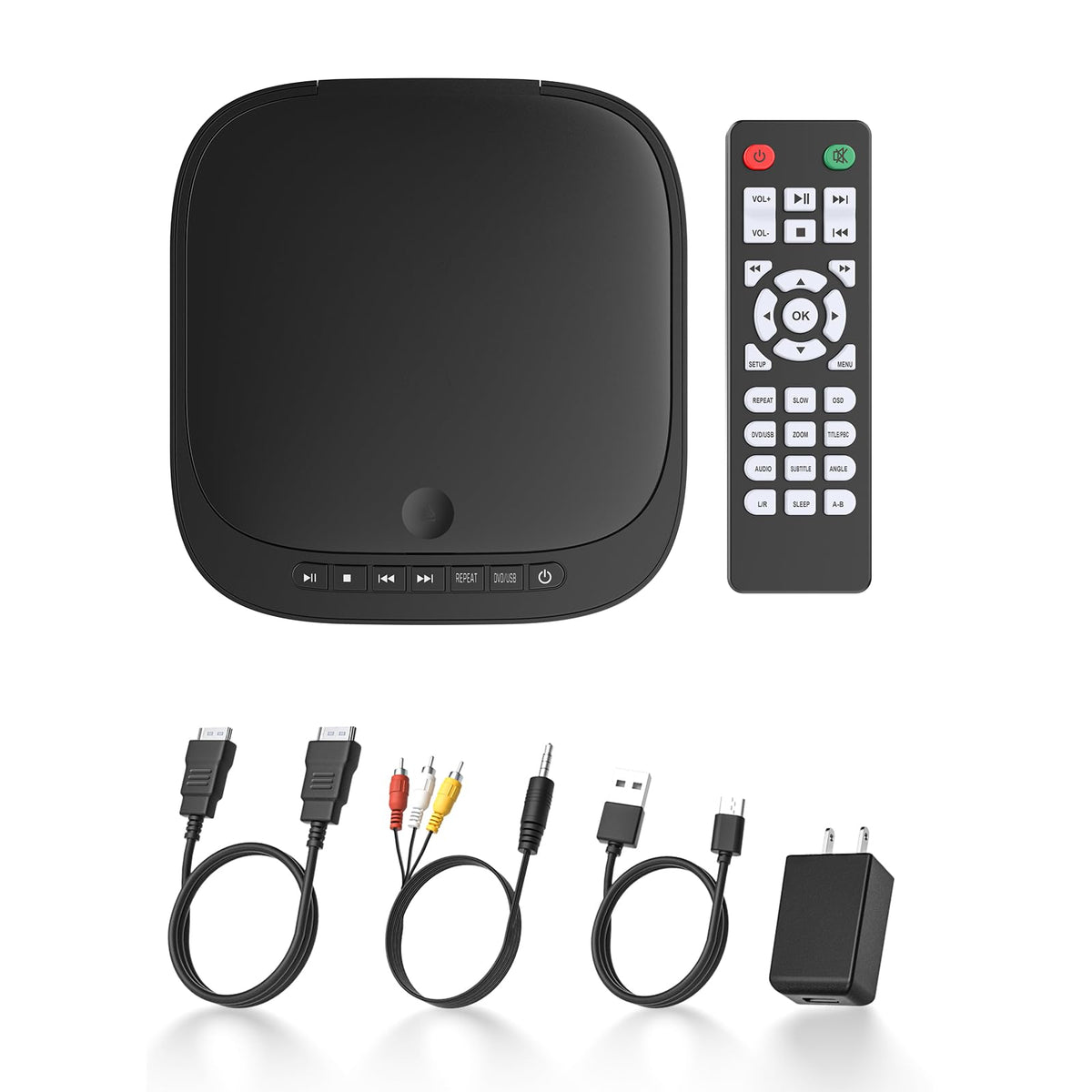 Mini DVD Players for TV that Plays All Regions and Formats - FELEMAN Official Imagery - 1