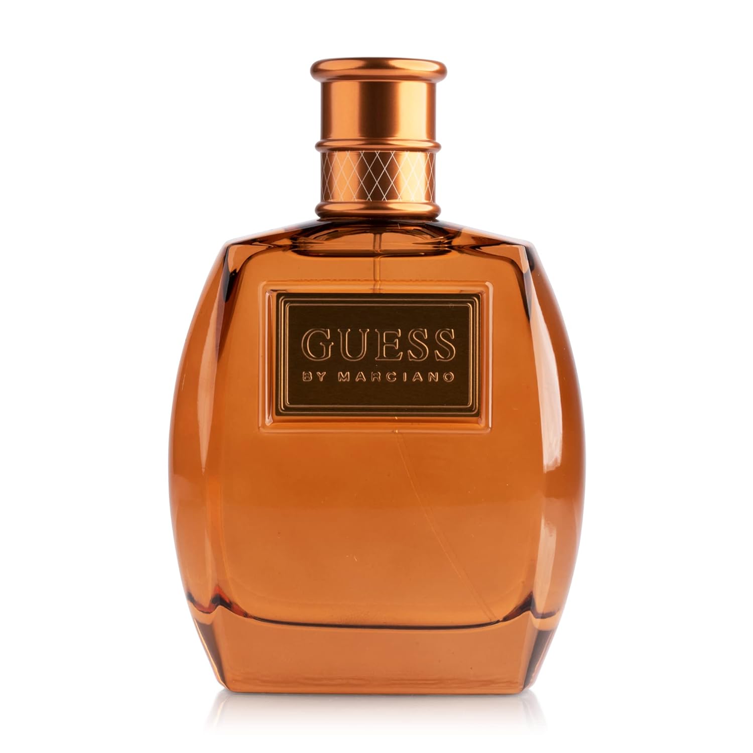 GUESS Marciano for Men Eau de Toilette cologne spray, 3.4 fl oz, with sleek bottle and stylish packaging.