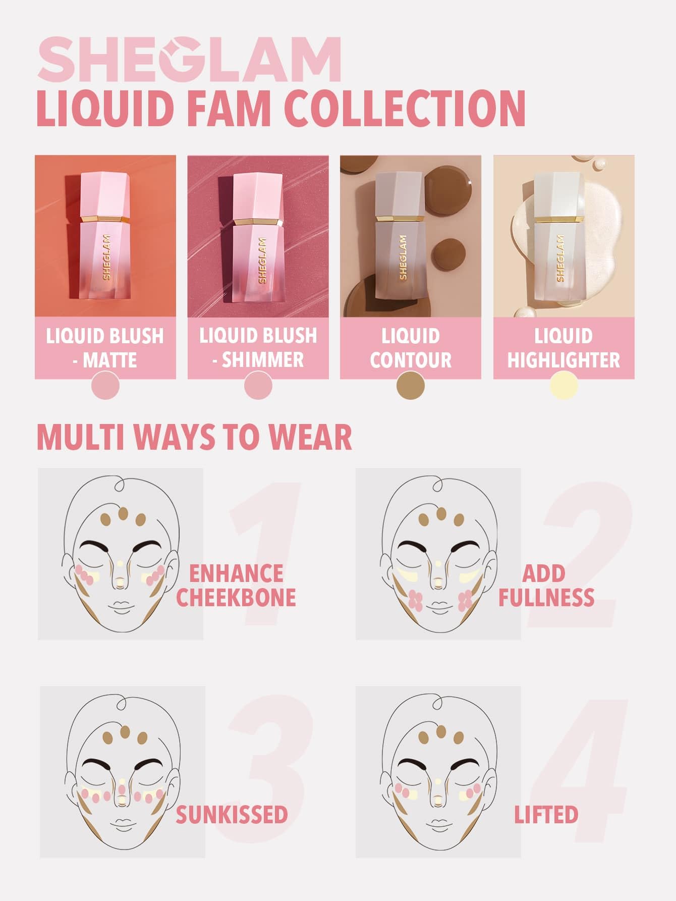 SHEGLAM Sun Sculpt Cool Toned Liquid Contour Stick Long Lasting Cre... - SHEGLAM Official Product Imagery - 8