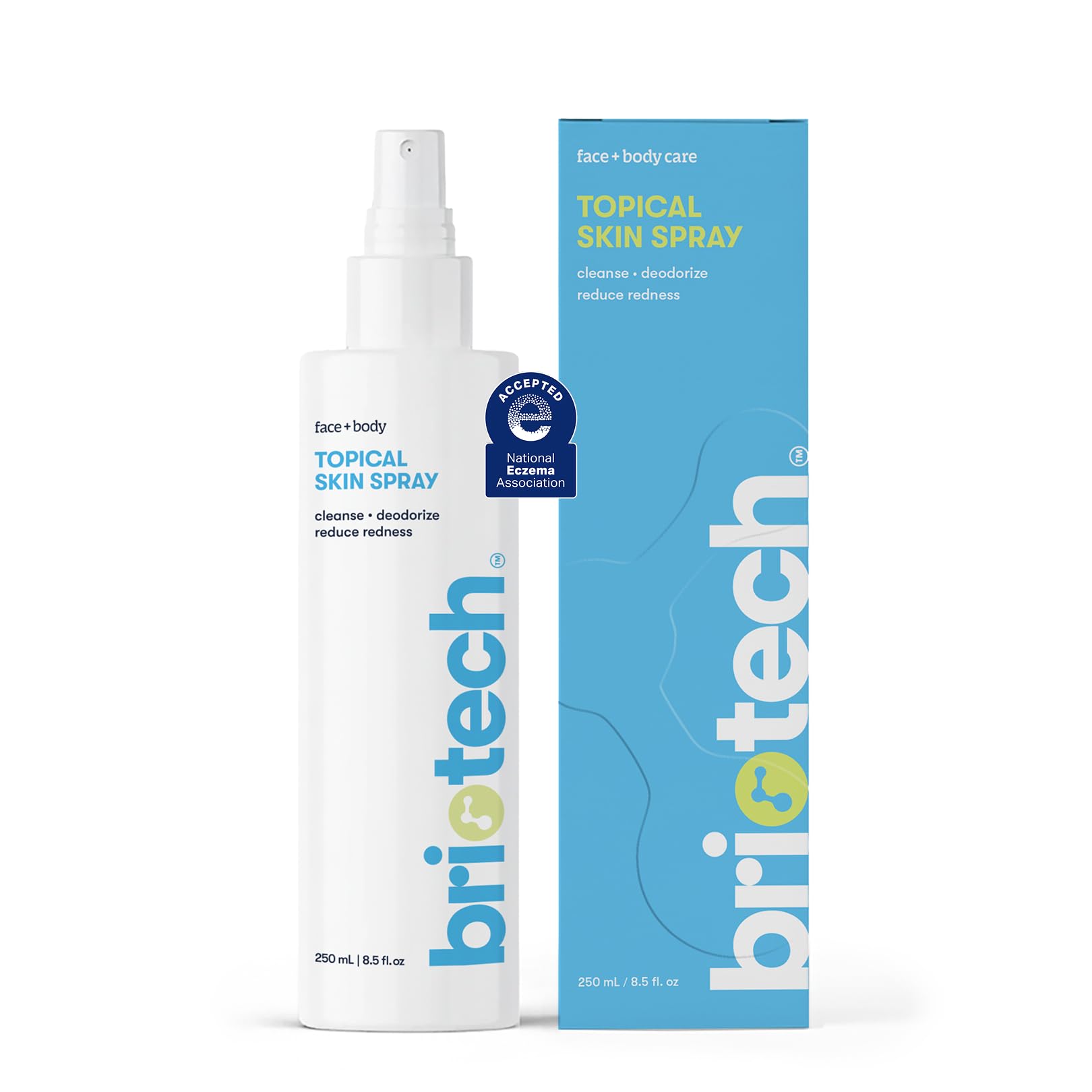BRIOTECH Hypochlorous Acid Spray for Face and Body, 8.5 oz, 1 - Product Imagery