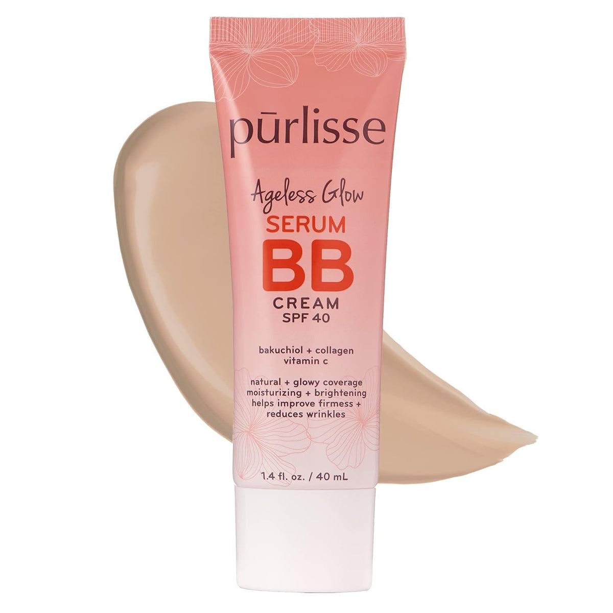p rlisse Ageless Glow Serum BB Cream SPF 40 - pūrlisse Official Imagery - 2