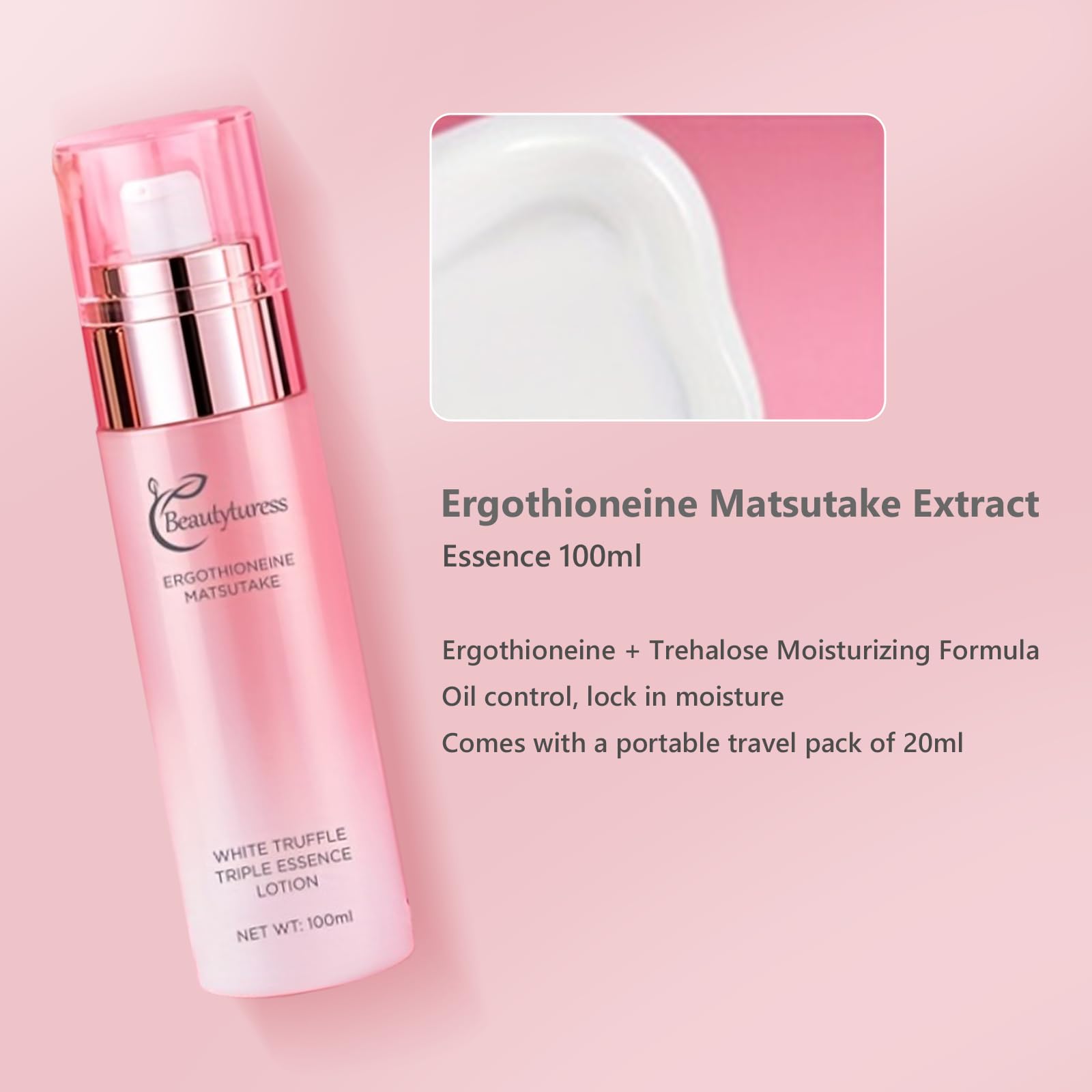 8-Piece Luxury Ergothioneine Skincare Set - BEAUTYTURESS