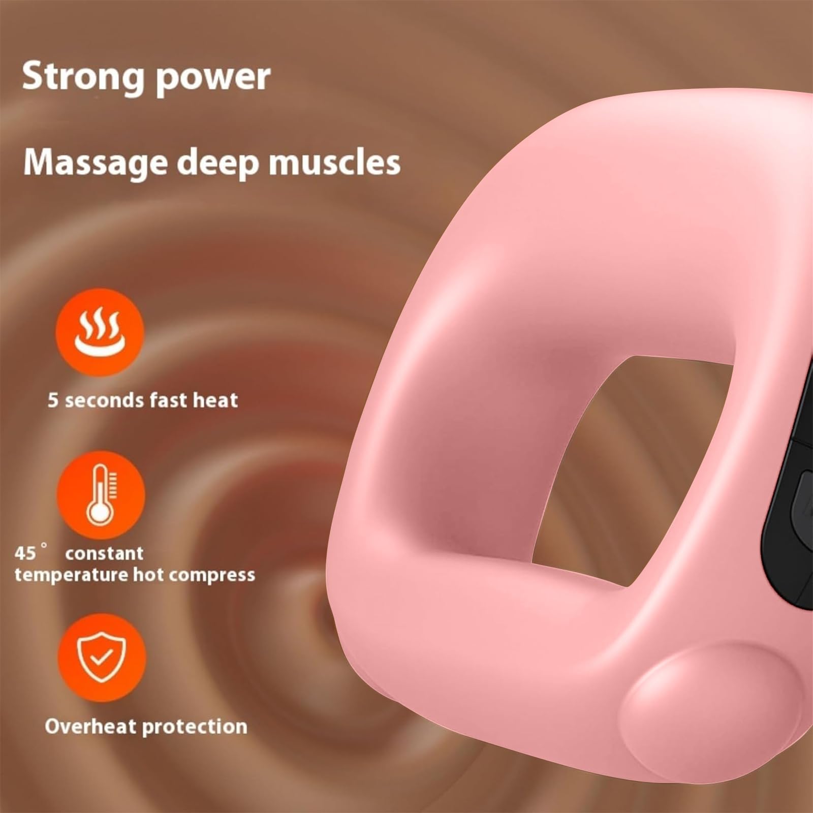 Xquyk Deep Tissue Percussion Muscle Massage Gun: with Heat, Adjustable - View 4