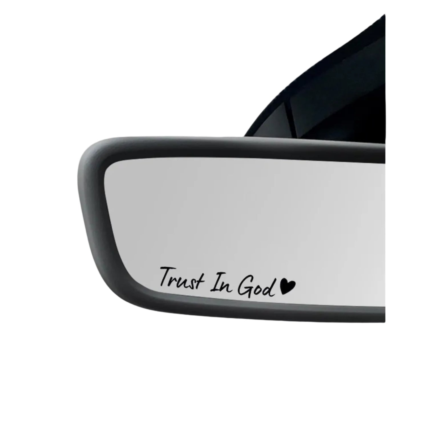 SCUARI 4PCS Car Stickers,Cars Decals,Car Accessories Trust in God Rearview