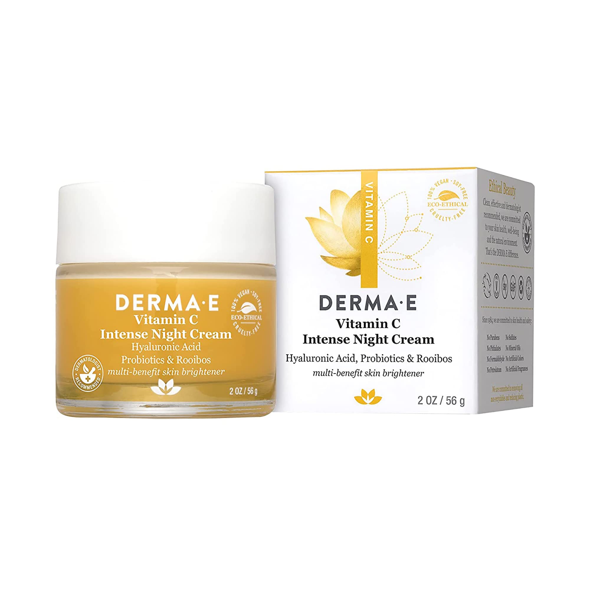 Derma E, Night Cream Vitamin C Intense, 2 Ounce - Derma E Official Product View 2