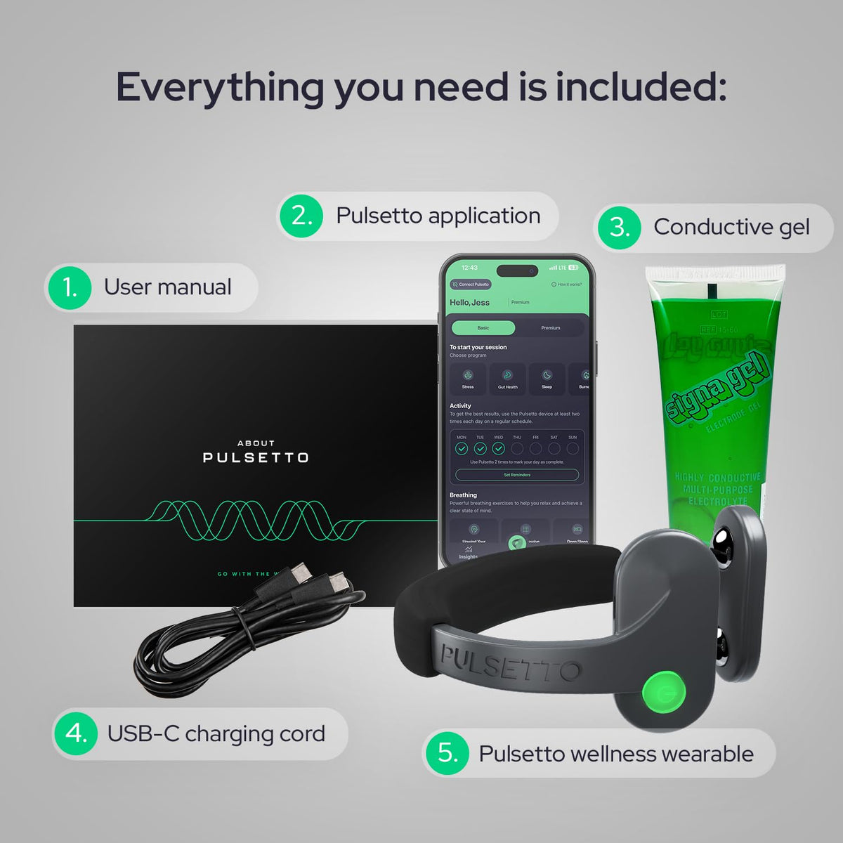 Lite Wellness Wearable Relaxation Daily Wellness Support - Pulsetto Official Imagery - 6