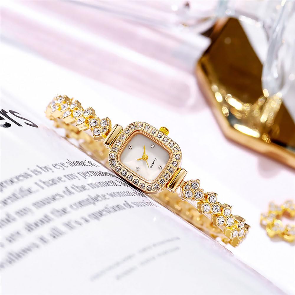 ADSBIAOYE Square Small Watches for Women Luxury Ladies - ADSBIAOYE Official Imagery - 4