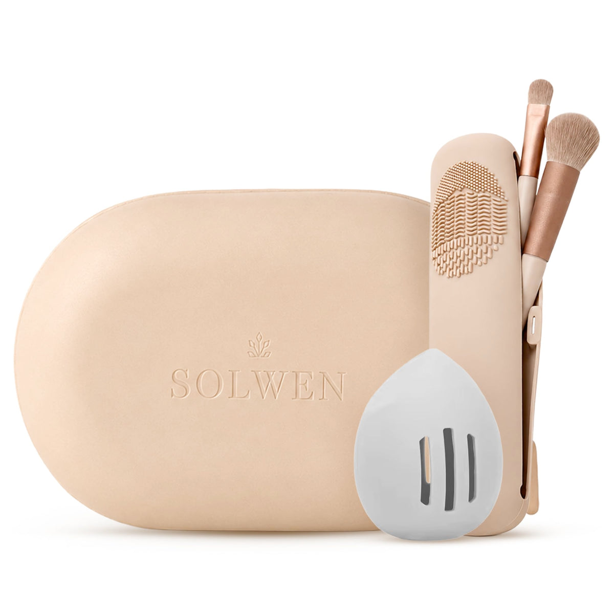 Silicone Makeup Bag Set - SOLWEN Official Imagery - 1
