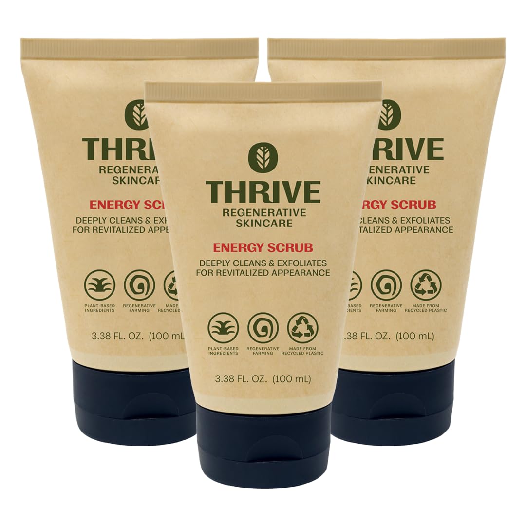 Thrive Natural Care Face Scrub - Gentle Exfoliating Face Wash Provides - Thrive Natural Care Official Product View 8