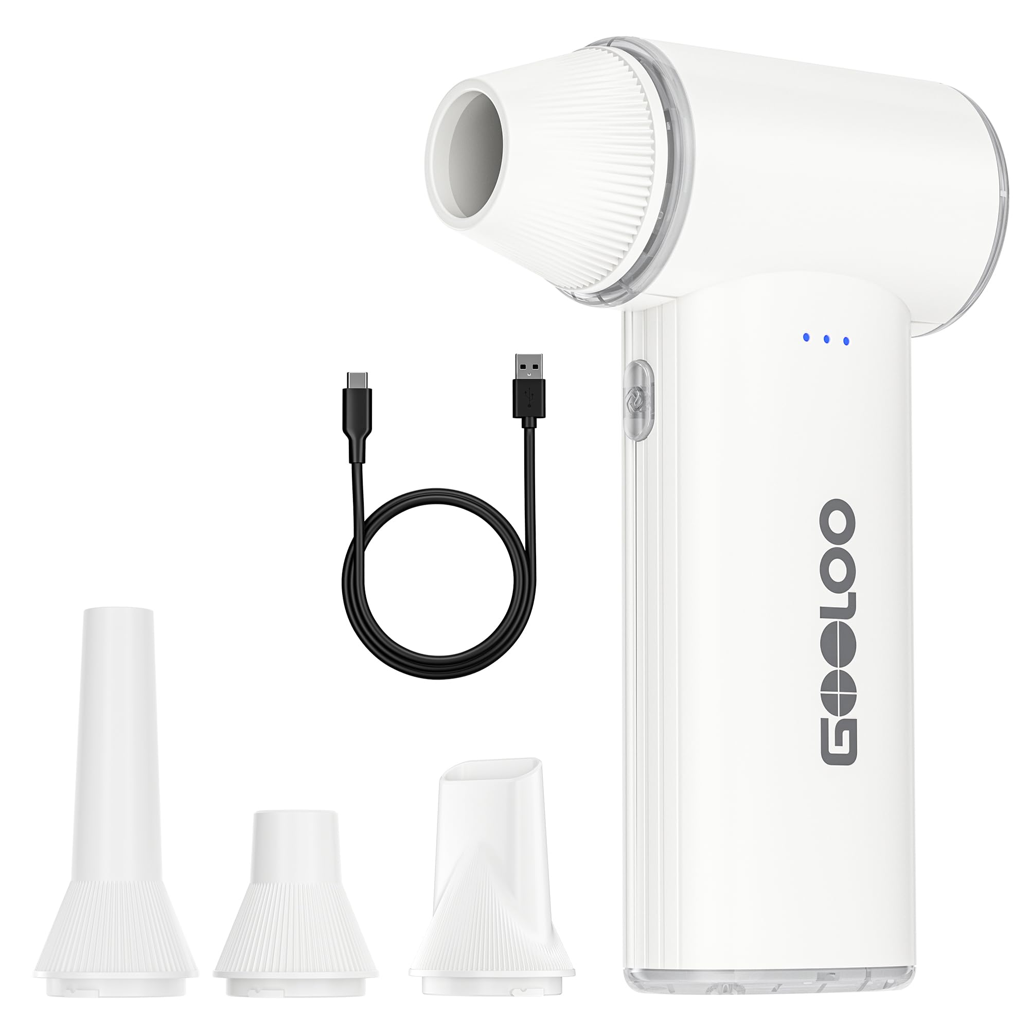 GOOLOO F3 Compressed Air Duster, 150000RPM Ultra-Power PC Air Dus by GOOLOO - Angle View 9