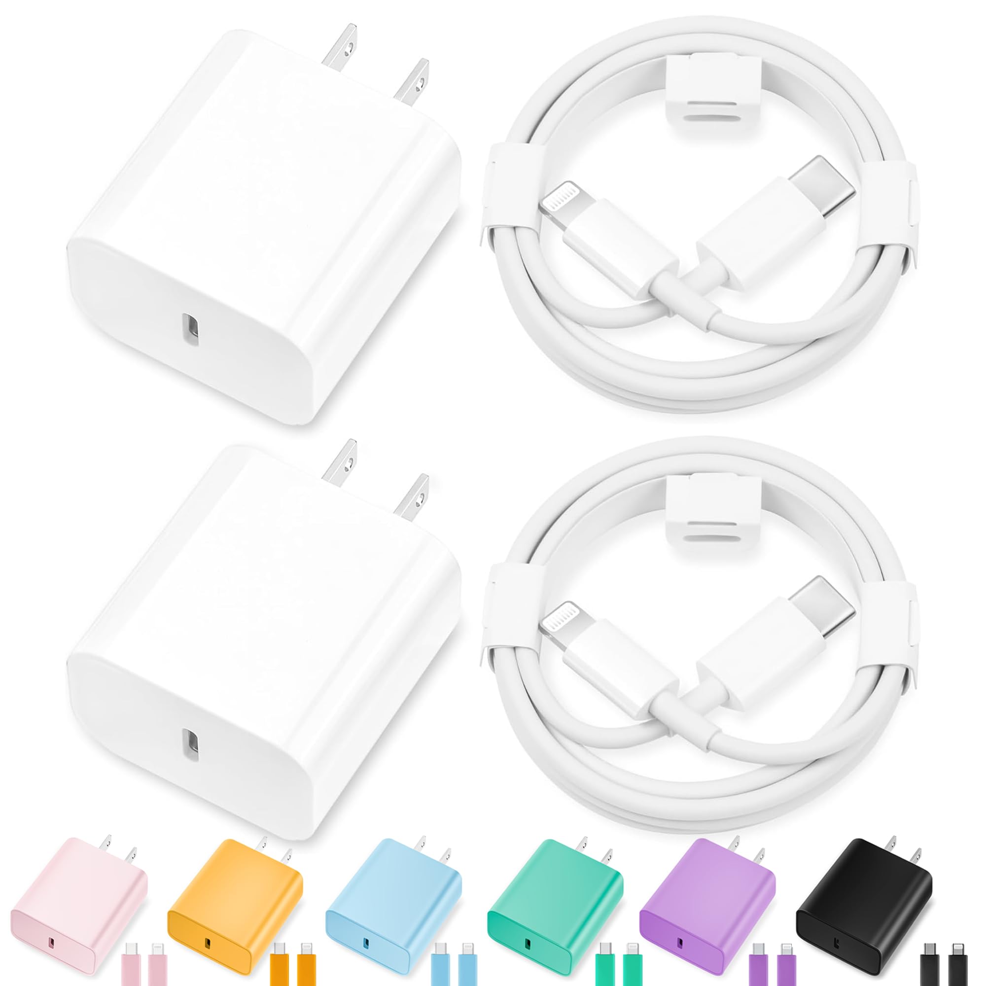 MAILESI iPhone Charger Fast Charging, 20W Type C Fast Charger Block with USB C - MAILESI Official Product View 1