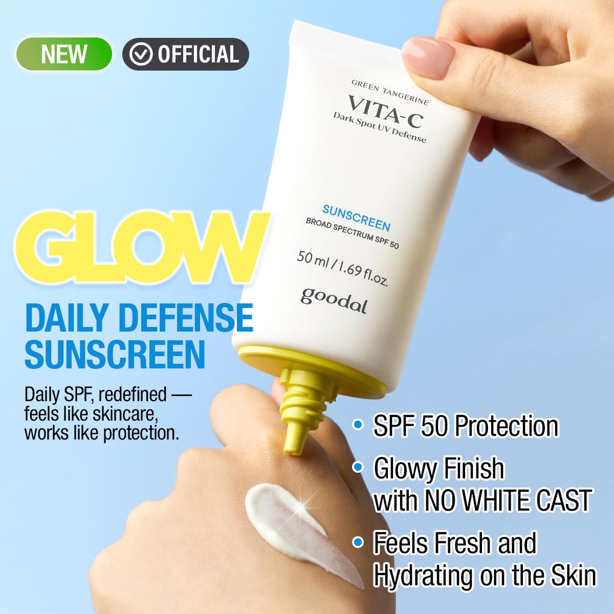 Goodal Green Tangerine Vita C Dark Spot UV Defense Sunscreen - GOODAL Official Imagery - 3