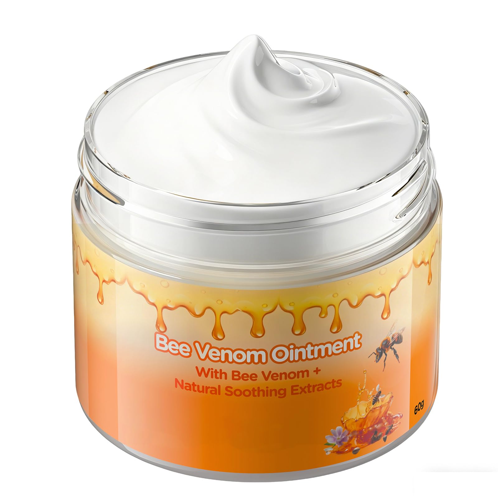 OUPEICHARM Bee Venom Warming Cream for back and knees, skin moisturizer with natural bee venom, soothing and hydrating for tired skin.