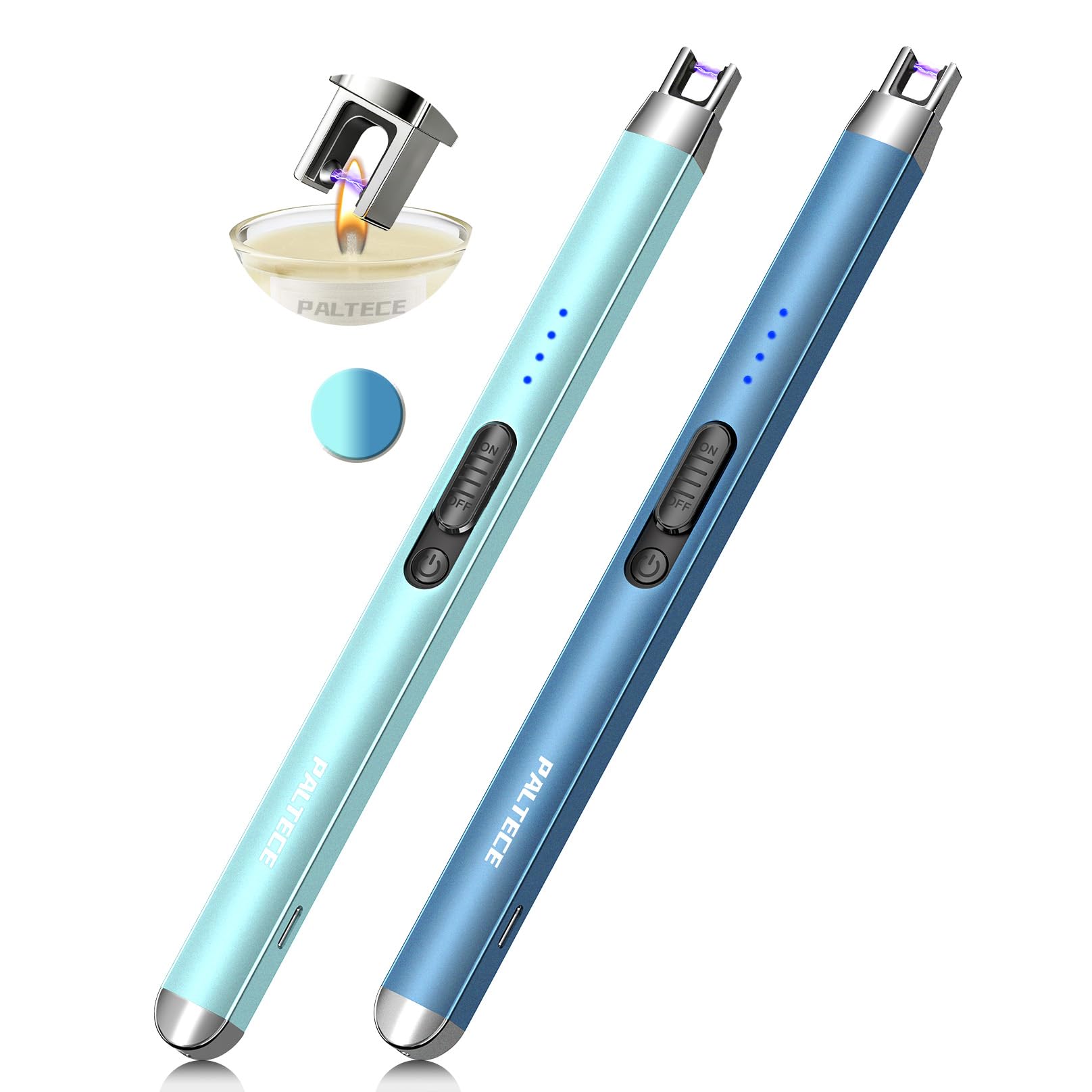 PALTECE Upgraded Electric Lighter, USB C Rechargeable Flameless Plasma Arc Light - PALTECE Official Product View 9