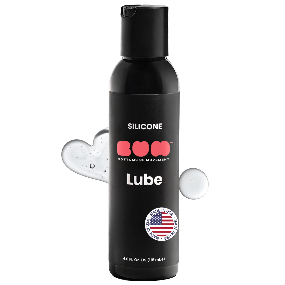 Bum Silicone Based Lube for Long Lasting Intimate Care - (BUM) Bottoms Up Movement Official Imagery - 2