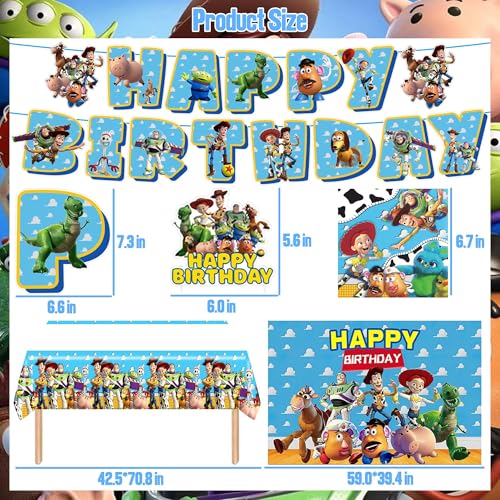 Cartoon Birthday Party Decorations,Anime Themed Party Supplies - Product Imagery