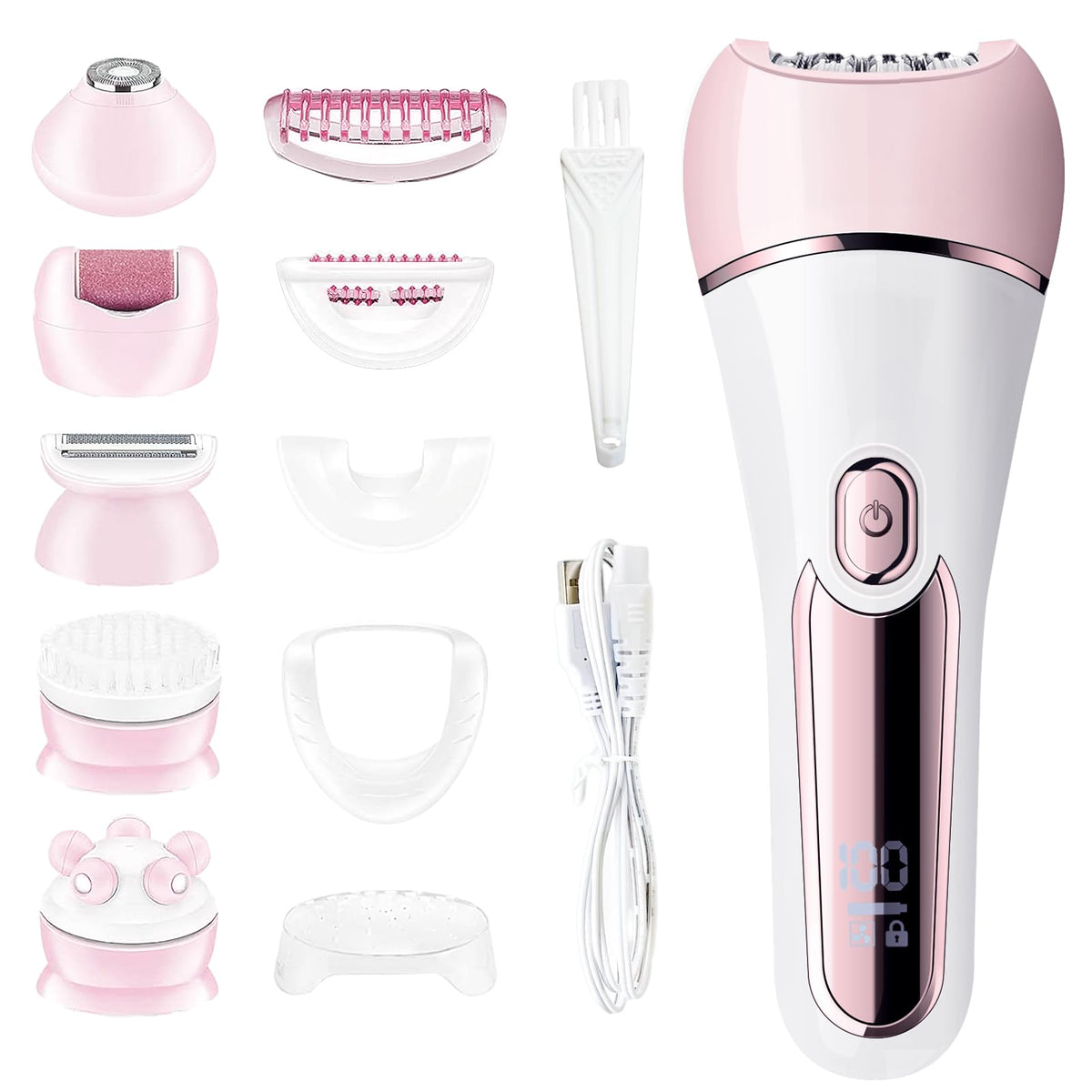 Epilator for Women 6 in 1 Hair Removal Epilator Shaver Face - LIHOBI Official Imagery - 1