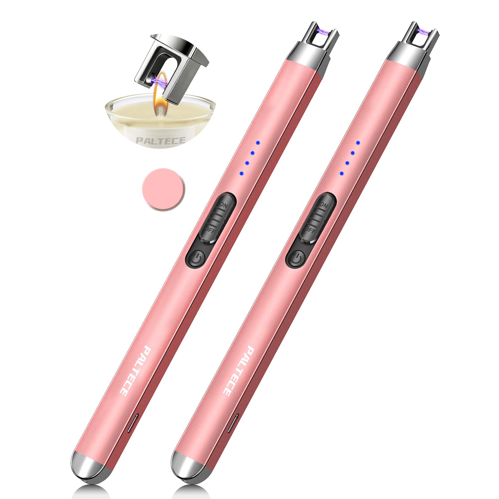 PALTECE Upgraded Electric Lighter, USB C Rechargeable Flameless Plasma Arc Light - PALTECE Official Product View 8