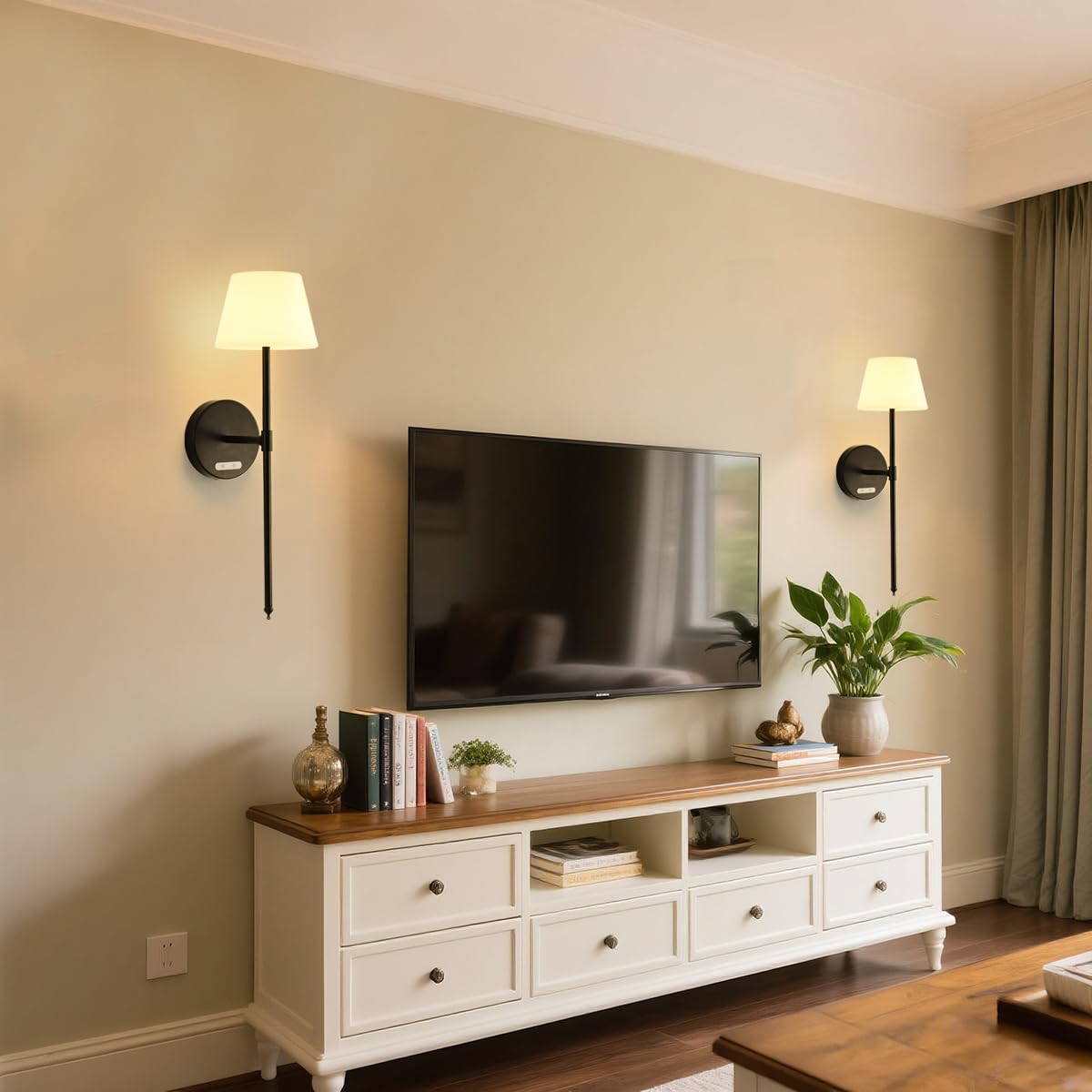 wall Light sconces Battery Operated Wireless Rechargeable - Mywellian Official Imagery - 6