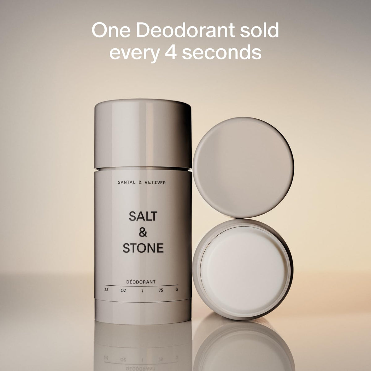 Salt Stone Aluminum Free Deodorant Women Men Santal Vetiver - Salt & Stone Official Imagery - 7