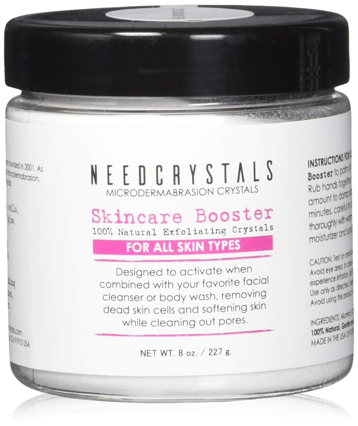 Microdermabrasion Crystals 8 oz - NeedCrystals Official Imagery - 2