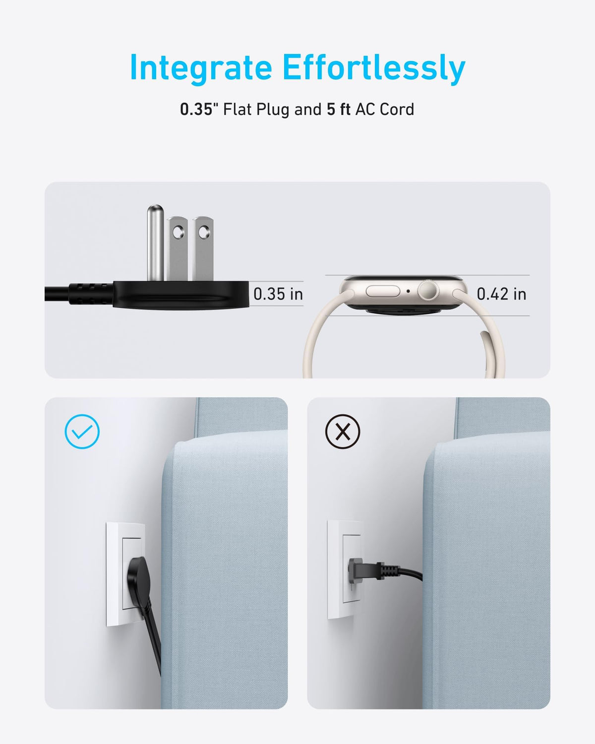 Anker Travel Power Strip Anker Nano 67W Max 6 in 1 USB C - Anker Official Imagery - 6