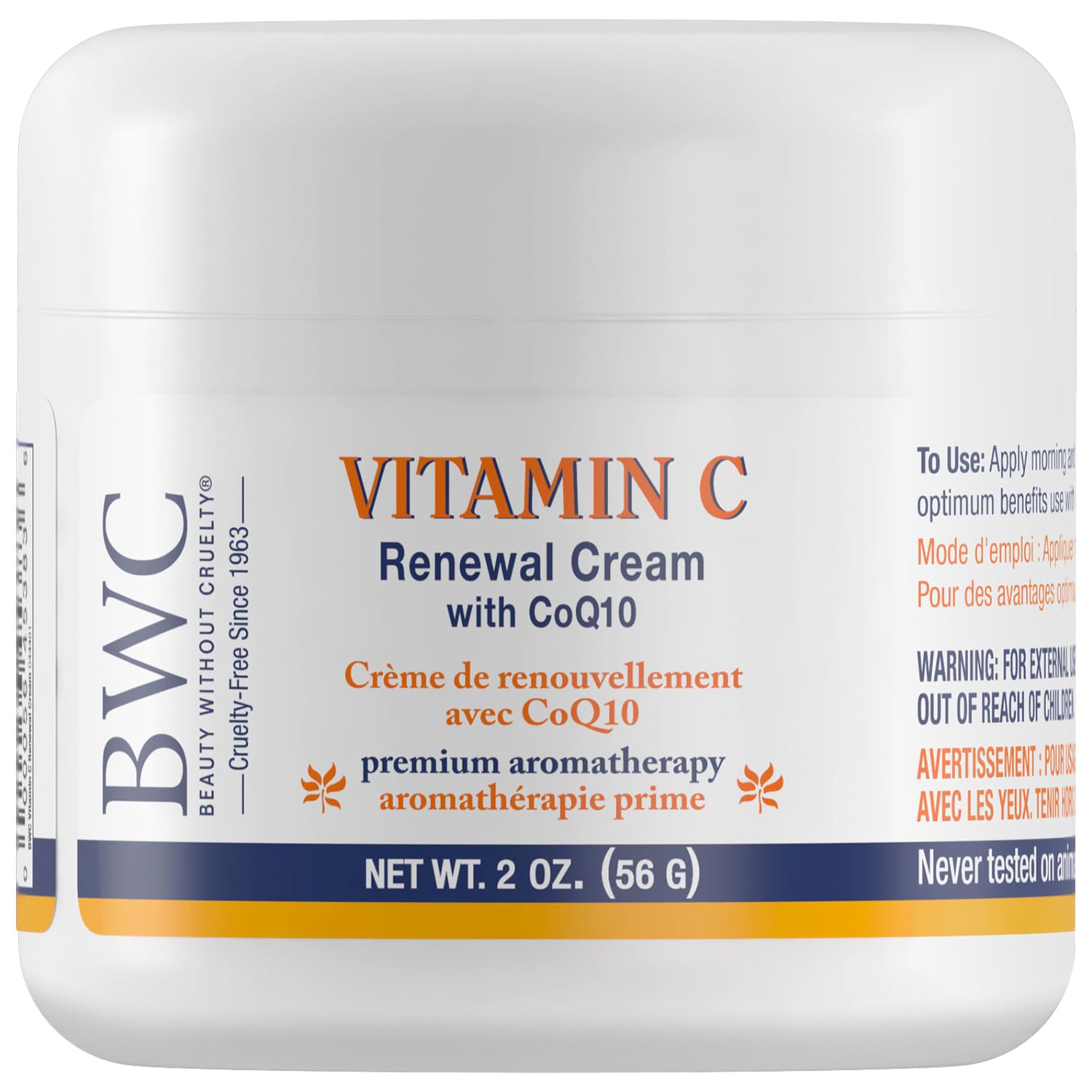 Beauty without Cruelty Renewal Moisturizer Vitamin C with coq10 2oz