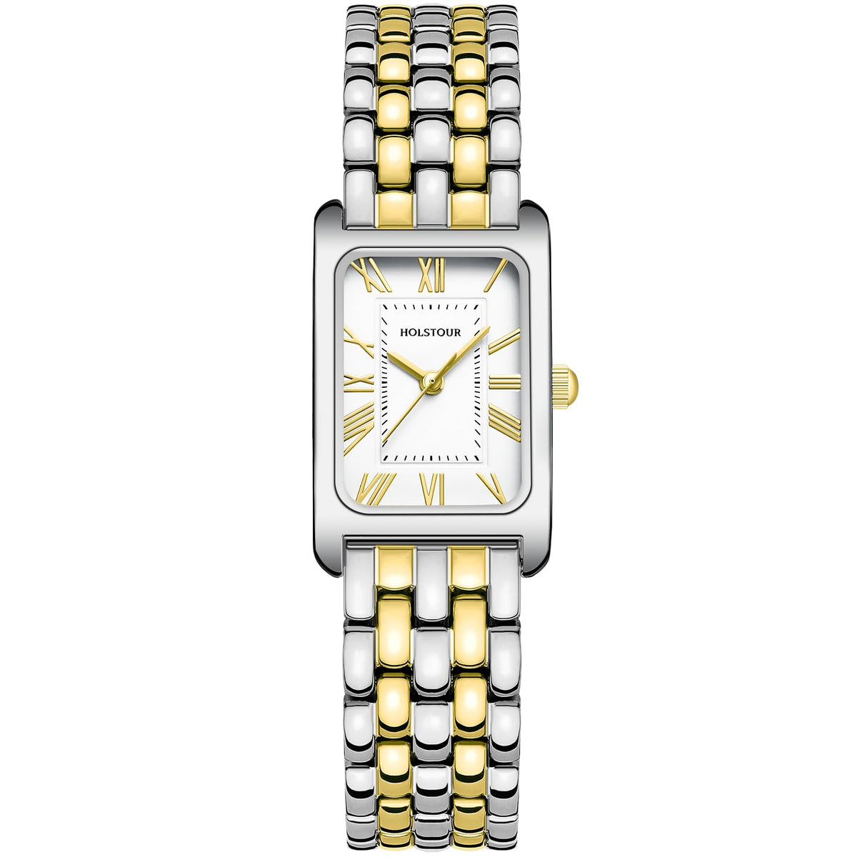 HOLSTOUR Gold Watches for Women Vintage Roman Dial Stainless - HOLSTOUR Official Imagery - 1