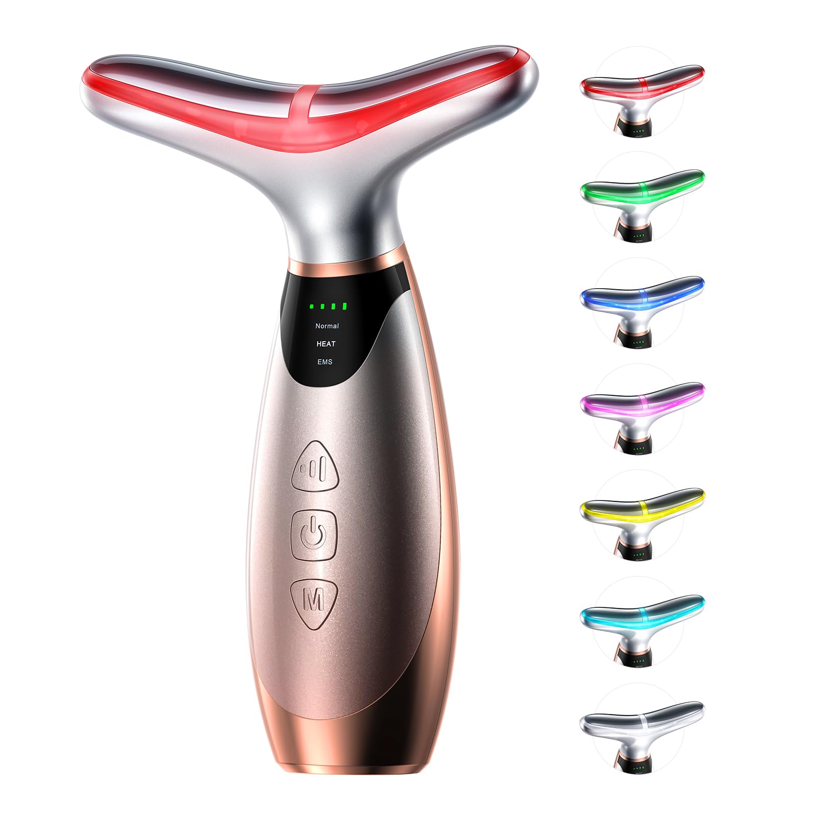 Pedete Facial Massager 7 Colors Red Light Therapy for Face - pedete Official Imagery - 1