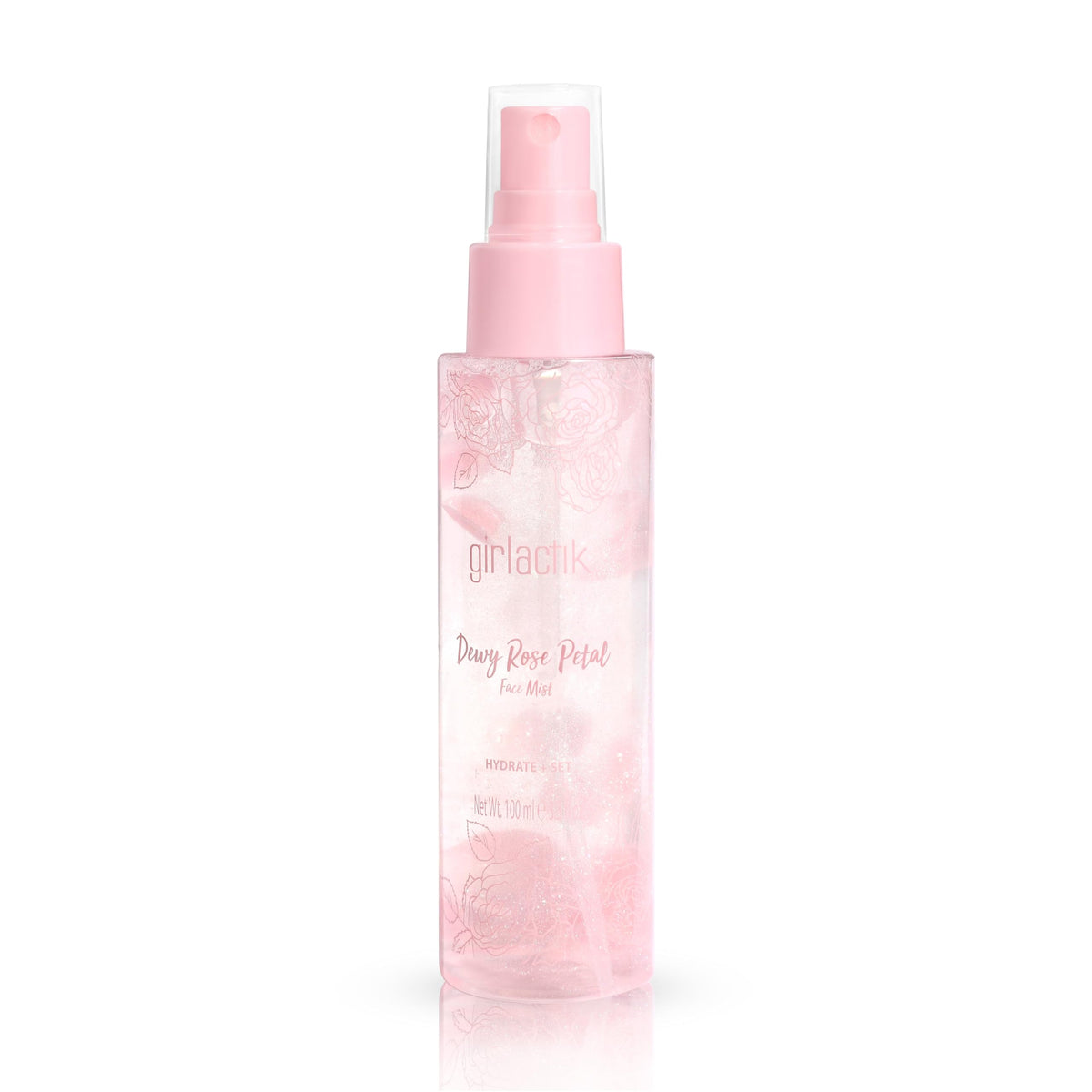 Girlactik Rose Petal Dewy Face Mist Hydrating Facial Spray - Girlactik Official Imagery - 2