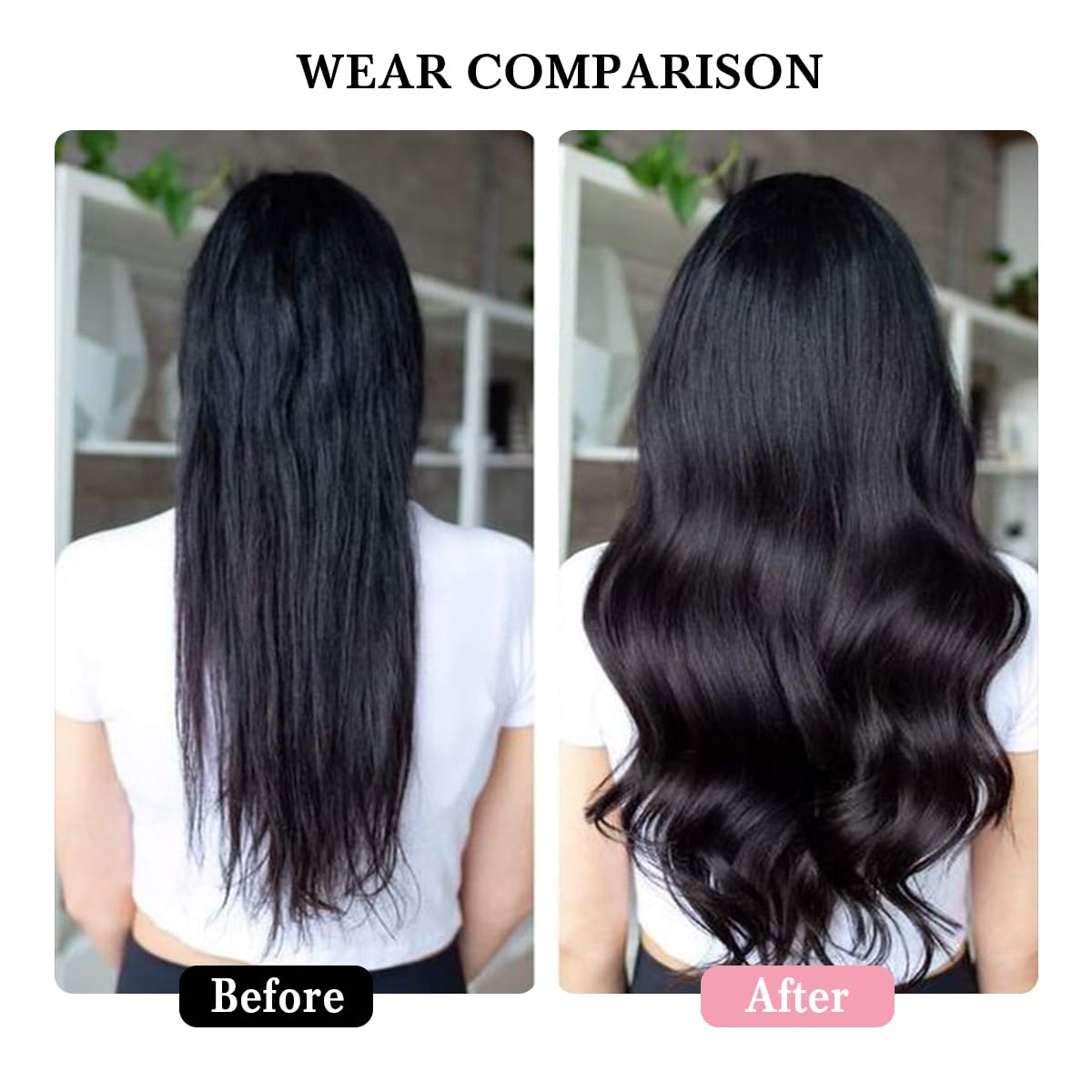 Clip in Hair Extensions Real Human Hair Extensions for Women - Tuquqe Official Imagery - 6