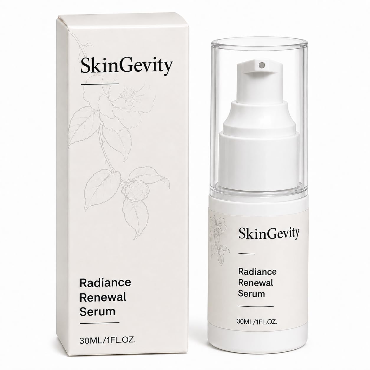 Radiance Renewal Serum for Radiant Glow, Hydrated Smooth Skin - Product Imagery
