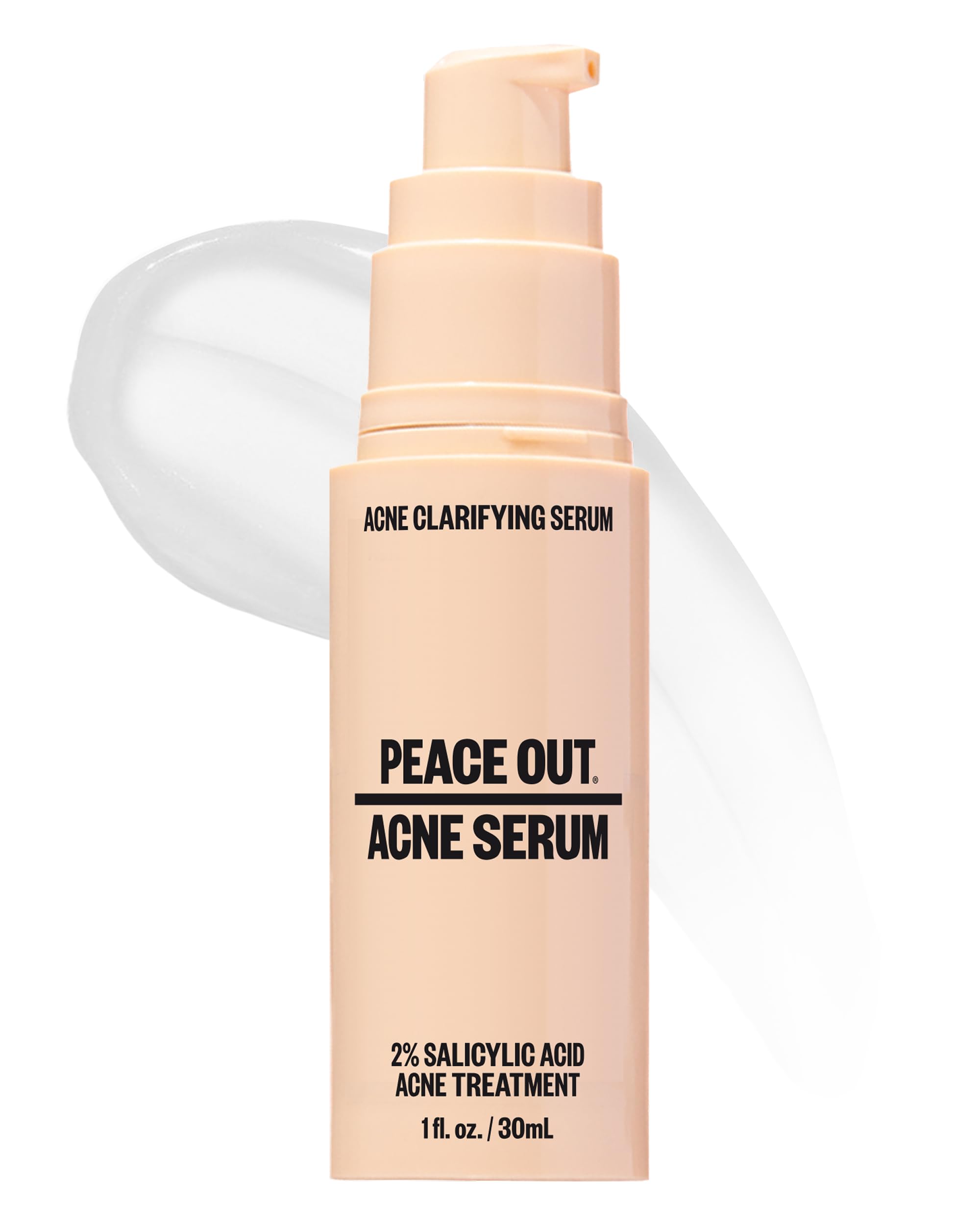 PEACE OUT Acne Face Serum with 2% Salicylic Acid - PEACE OUT Official Product View 2