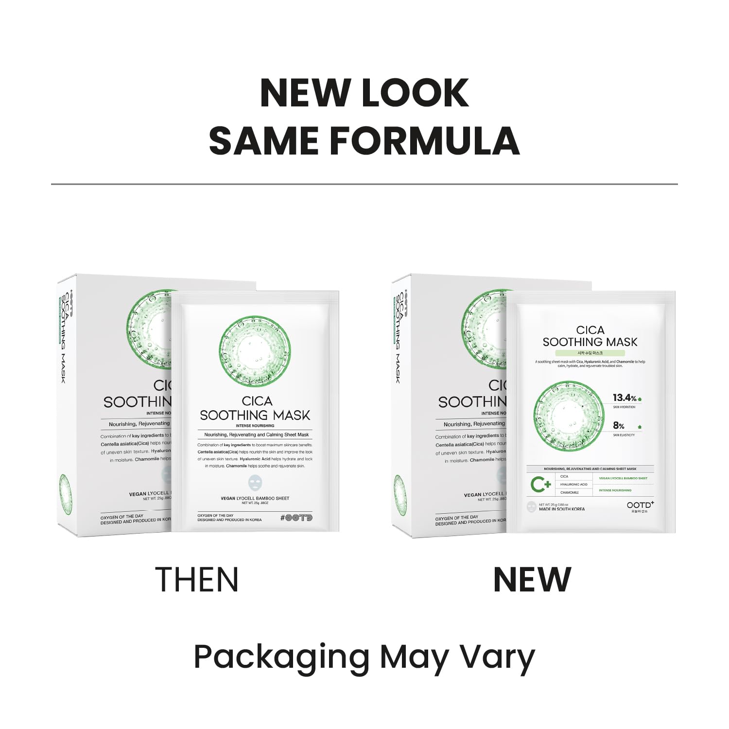 OOTD Cica Calming Moisturizing Vegan Sheet Mask - #OOTD Official Product Imagery - 3