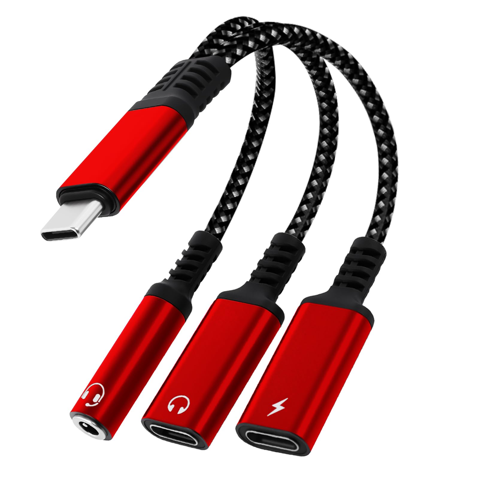 caojunzhen 1 in 3 USB C to Type-C Charging and Type-C Headphones by caojunzhen - Angle View 8