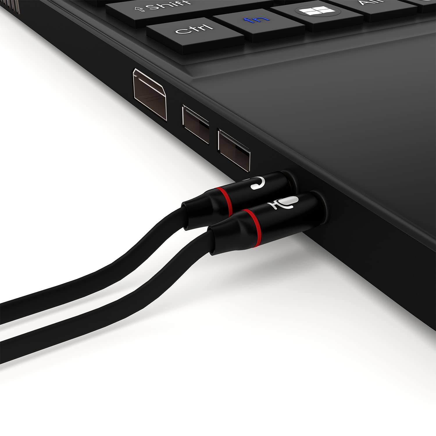 D & K Exclusives Headphone Splitter For Computer 3.5mm Female to by D & K Exclusives - Angle View 6