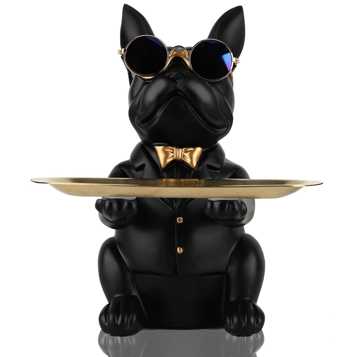 French Bulldog Gifts Statue Tray Organizer for Keys Candy - QIANLING Official Imagery - 1