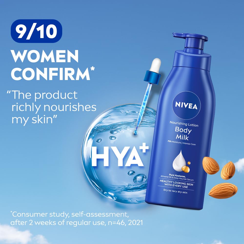 Nivea Nourishing Lotion Body Milk Richly Caring For Very Dry Skin - NIVEA Official Product View 9
